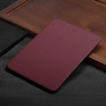Pikkukuva 2 / 2: Lenovo Tab M10 FHD Plus yksivärinen nahkakotelo - Viininpunainen Red