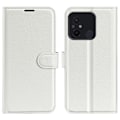 Miniatyrbillede 1 af 6: Klassisk Xiaomi Redmi 12C Flip Etui - Hvid White