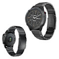 Miniatyrbillede 1 af 2: Garmin Fenix 6X rustfrit stål Urrem - Sort Black