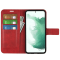 Pikkukuva 6 / 6: Lompakko Nahkakotelo For Samsung Galaxy S23 Plus - Punainen Red
