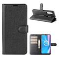 Pikkukuva 1 / 2: Classic Alcatel 1S (2020) flip kuoret - Musta Black