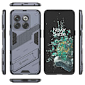 Pikkukuva 2 / 2: Shockproof Hybrid Suojakuori With A Modern Touch For OnePlus Ace Pro / 10t - Tummansininen Blue