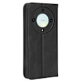 Pikkukuva 2 / 2: Bofink Vintage Honor Magic5 Lite / X9a / X40 Nahkakotelo - Musta Black