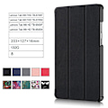 Miniatyrbillede 2 af 2: Lenovo Tab M8 tri-fold læder flip case - Sort Black