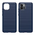 Pikkukuva 3 / 6: Carbon Flex Suojakotelo Xiaomi Redmi A1 - Sininen Blue