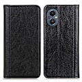 Miniatyrbillede 1 af 2: OnePlus Nord N20 5G ægte læderetui med magnetisk lukning - Sort Black