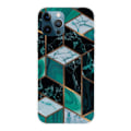 Miniatyrbillede 1 af 2: Marble design iPhone 14 Pro cover - Smaragd Marmor Green