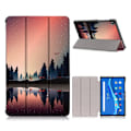 Pikkukuva 1 / 2: Lenovo Tab M10 FHD Plus kolminkertainen nahkakotelo - Puu Ja Puu Multicolor