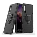 Pikkukuva 1 / 2: Huawei P30 rengaspidike takatuki hybrid suojakotelo - Musta Black