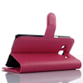 Miniatyrbillede 2 af 2: Samsung Galaxy J3 (2016) / J3 enkelt læder-etui - Hot pink Pink