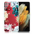 Miniatyrbillede 1 af 2: Deco Samsung Galaxy S21 Ultra etui - blomst Bloom Multicolor