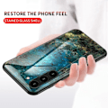 Miniatyrbillede 2 af 3: Fantasy Marble Samsung Galaxy S23 Plus Cover - Smaragd Marmor Green