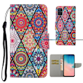 Pikkukuva 1 / 2: Wonderland Samsung Galaxy A51 flip kuoret - Mandala Kuvio Multicolor