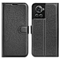 Pikkukuva 1 / 2: Classic OnePlus 10R / OnePlus Ace flip kuoret - Musta Black