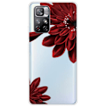 Miniatyrbillede 1 af 2: Deco Xiaomi Redmi Note 11T 5G / Note 11s 5g Etui - Rød Blomst Red