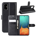 Pikkukuva 1 / 2: Classic Samsung Galaxy A71 flip kuoret - Musta Black