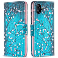 Pikkukuva 1 / 2: Wonderland Samsung Galaxy A04e Läppäkotelo - Plum Blossom Blue