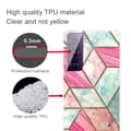 Miniatyrbillede 2 af 2: Marble Samsung Galaxy S21 Plus Etui - Colorful Marble Tile Multicolor