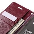 Miniatyrbillede 2 af 2: Mercury Goospery læder-etui med kortholder til Samsung Galaxy Note7 - Vinrød Red