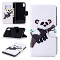Pikkukuva 1 / 2: iPhone Xs Max Kuviollinen Lompakko Kotelosuoja Synteetti Nahasta - Nukkuva Panda Puussa Multicolor