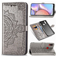 Pikkukuva 1 / 2: Mandala Samsung Galaxy A10s Flip kotelot - Harmaa Silver grey