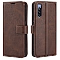Pikkukuva 1 / 2: Sony Xperia 10 IV nahkainen lompakokkotelo - Ruskea Brown