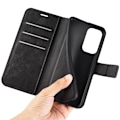 Pikkukuva 2 / 2: Lompakko Nahkakotelo For Xiaomi Redmi Note 11 Pro 5G / 11 Pro Plus 5g - Musta Black