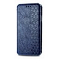 Miniatyrbillede 3 af 6: Læder Etui med A Stilfuldt Rhombus Tryk til Nokia G60 - Blå Blue