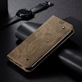 Pikkukuva 2 / 2: Jeans Xiaomi 12X / Xiaomi 12 flip case - Khaki Brown