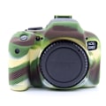 Miniatyrbillede 1 af 2: Canon EOS 80D blød silikone protecive etui - Camouflage Multicolor