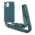 Miniatyrbillede 1 af 2: Tyndt TPU etui med mat finish og justerbar strop til Dark Green - Dark Green Green