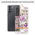 Miniatyrbild 2 av 2: Super Slim och Hållbar Mjukskal till Samsung Galaxy S23 - Hc006 Lila Pion Lila