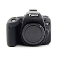 Miniatyrbillede 1 af 2: Canon EOS 77D blød silikone beskyttende etui - Sort Black