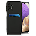 Pikkukuva 1 / 2: Card Holder Suojakuori For Samsung Galaxy A32 - Musta Black