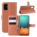 Miniatyrbillede 1 af 2: Classic Samsung Galaxy A71 etui – Brun Brown