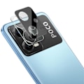 Miniatyrbillede 1 af 2: IMAK-kamerabeskyttelse af glas med objektivdæksel af akryl til Xiaomi Poco X5 / Redmi Note 12 - Sort Udgave Transparent