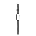 Pikkukuva 6 / 6: Xiaomi Mi Smart Band 4 / 3 läpikuultava silikoninen kellonauha - Musta Black