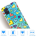 Pikkukuva 2 / 2: Deco Samsung Galaxy A71 kotelot - Sydämet Multicolor