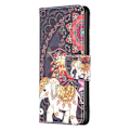 Pikkukuva 2 / 2: Wonderland iPhone 14 Pro flip kuoret - Kukka Ja Norsu Multicolor