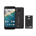 Pikkukuva 1 / 2: Google Nexus 5X Näytön Suojakalvo (musta Pakkaus) Black