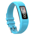 Miniatyrbillede 1 af 2: Garmin Vivofit 2 erstatnings urrem i silikone i fleksiblet design - Størelse L/Baby Blå Blue