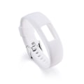 Miniatyrbillede 1 af 2: Garmin Vivofit 4 justerbar silikone urrem - hvid White