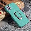 Miniatyrbillede 2 af 2: Stødsikkert lædercover med oval kickstand til Samsung Galaxy A22 4G - Matcha-Grøn Green