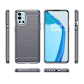 Pikkukuva 2 / 2: Carbon Flex Suojakotelo OnePlus 9R - Harmaa Silver grey