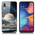 Pikkukuva 1 / 2: Fantasy Samsung Galaxy A20e kuoret - Valkoinen planeetta Multicolor