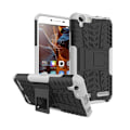 Miniatyrbillede 1 af 2: Lenovo K5 hybridcover med kickstand - Hvid Black