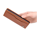 Miniatyrbillede 2 af 2: Huawei P20 Pro auto-absorberende PU læder flip etui - Brun Brown