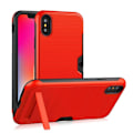 Pikkukuva 1 / 2: iPhone Xs Max tuki harjattu Suojakotelo - Punainen Red