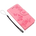 Miniatyrbild 2 av 2: Butterfly läder Huawei P9 Lite Mini fodral - Rosa Rosa