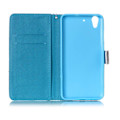Miniatyrbillede 2 af 2: Huawei Y6 II læder-etui med holder - Sej ugle Multicolor